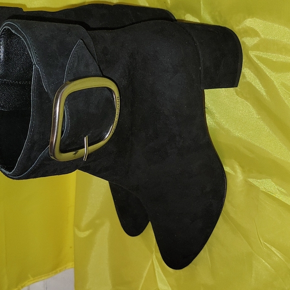 saint laurent booties suede joplin buckle - Picture 4 of 10